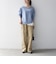 〈洗濯機可能〉レース ヘム アシンメトリー ロングスリーブ TEE