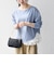 〈洗濯機可能〉レース ヘム アシンメトリー ロングスリーブ TEE