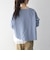 〈洗濯機可能〉レース ヘム アシンメトリー ロングスリーブ TEE