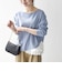 〈洗濯機可能〉レース ヘム アシンメトリー ロングスリーブ TEE