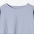 〈洗濯機可能〉レース ヘム アシンメトリー ロングスリーブ TEE