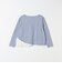〈洗濯機可能〉レース ヘム アシンメトリー ロングスリーブ TEE