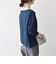 〈洗濯機可能〉レース ヘム アシンメトリー ロングスリーブ TEE
