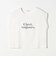〈手洗い可能〉シアー ワイド トップス  × フレンチ ロゴ TEE