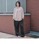 【SHIPS any別注】ohwell: ワンポイント ロゴ 刺繍 ミジンボーダー Tシャツ(ロンT)◇