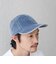 〈手洗い可能〉フェード コーデュロイ ワンポイント ピスネーム キャップ◇