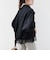 【WEB限定】〈手洗い可能〉レース ヘム スタンド ネック ギャザー ブルゾン