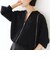 【WEB限定】〈手洗い可能〉フェザー チュール レース ジップ 羽織