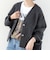 【WEB限定】イタリアン エアリー コクーン ノーカラー ジャケット