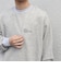フクレ  ジャカード  ロゴ 刺繍 サイドポケットTシャツ(ロンT)◇