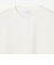〈洗濯機可能〉ワッフル ワンポイント クルーネック Tシャツ(ロンT)◇