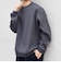〈洗濯機可能〉ワッフル ワンポイント クルーネック Tシャツ(ロンT)◇