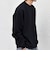 〈洗濯機可能〉ワッフル ワンポイント クルーネック Tシャツ(ロンT)◇