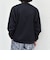 〈洗濯機可能〉ワッフル ワンポイント クルーネック Tシャツ(ロンT)◇