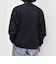 〈洗濯機可能〉ワッフル ワンポイント クルーネック Tシャツ(ロンT)◇
