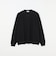 〈洗濯機可能〉ワッフル ワンポイント クルーネック Tシャツ(ロンT)◇
