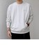 【SHIPS any別注】Champion: ワンポイント ロゴ 刺繍 ステッチ クルーネック スウェット◇