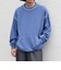 【SHIPS any別注】Champion: ワンポイント ロゴ 刺繍 ステッチ クルーネック スウェット◇