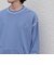 【SHIPS any別注】Champion: ワンポイント ロゴ 刺繍 ステッチ クルーネック スウェット◇