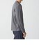 【WEB限定】SHIPS:〈接触冷感/手洗い可能〉100/2 クロスネック ビズ ロングスリーブ Ｔシャツ