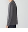 【WEB限定】SHIPS:〈接触冷感/手洗い可能〉100/2 クロスネック ビズ ロングスリーブ Ｔシャツ