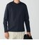 【WEB限定】SHIPS:〈接触冷感/手洗い可能〉100/2 クロスネック ビズ ロングスリーブ Ｔシャツ
