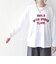 《追加予約》〈手洗い可能〉26AW フロッキー ロゴ TEE（ロンT）◆