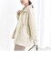 【WEB限定】ニットコンビ ドロスト キルティング ジャケット