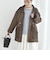 【WEB限定】ニットコンビ ドロスト キルティング ジャケット