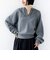 【WEB限定】〈手洗い可能〉配色 ステッチ アイレット スキッパー ニット