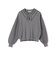 【WEB限定】〈手洗い可能〉配色 ステッチ アイレット スキッパー ニット