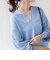 【WEB限定】〈手洗い可能〉配色 ステッチ アイレット スキッパー ニット