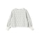 《一部予約》【WEB限定】フラワー レース ニードルパンチ ロング スリーブ プルオーバー
