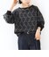 《一部予約》【WEB限定】フラワー レース ニードルパンチ ロング スリーブ プルオーバー