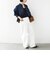 【WEB限定】〈手洗い可能〉ライトオンス レース コンビ デニム ロングスリーブ シャツ