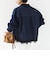 【WEB限定】〈手洗い可能〉ライトオンス レース コンビ デニム ロングスリーブ シャツ