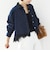 【WEB限定】〈手洗い可能〉ライトオンス レース コンビ デニム ロングスリーブ シャツ