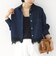 【WEB限定】〈手洗い可能〉ライトオンス レース コンビ デニム ロングスリーブ シャツ