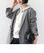 【WEB限定】〈手洗い可能〉トリム ヘンリーネック フード ニット パーカ