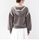 【WEB限定】〈手洗い可能〉トリム ヘンリーネック フード ニット パーカ