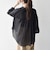 【WEB限定】〈手洗い可能〉シアー ドット レギュラーカラー ギャザー シャツ