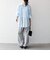 【WEB限定】〈手洗い可能〉シアー ドット レギュラーカラー ギャザー シャツ