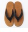 ISLAND SLIPPER x GROWN&SEWN: TONG W/OAK BLACK D