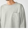 【WEB限定】〈汗染み防止加工〉ポケット ロングスリーブ Tシャツ