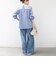 【WEB限定】〈手洗い可能〉フラワー ヨーク レース ロング スリーブ ブラウス