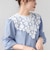 【WEB限定】〈手洗い可能〉フラワー ヨーク レース ロング スリーブ ブラウス