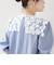 【WEB限定】〈手洗い可能〉フラワー ヨーク レース ロング スリーブ ブラウス