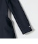 〈洗濯機可能〉レースカラー ロング スリーブ ワンピース［NAVY BLUE］