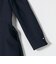 〈洗濯機可能〉レースカラー ロング スリーブ ワンピース［NAVY BLUE］