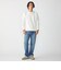 SHIPS: 膨れ ジャカード ロングスリーブ Tシャツ 26AW